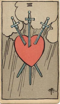 Tres de Espadas